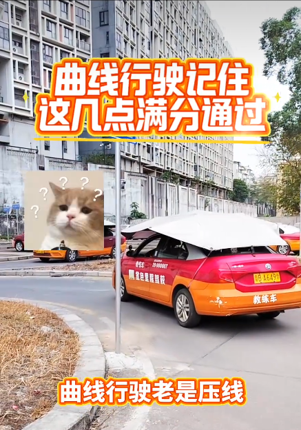 曲线行驶记住这几点满分通过