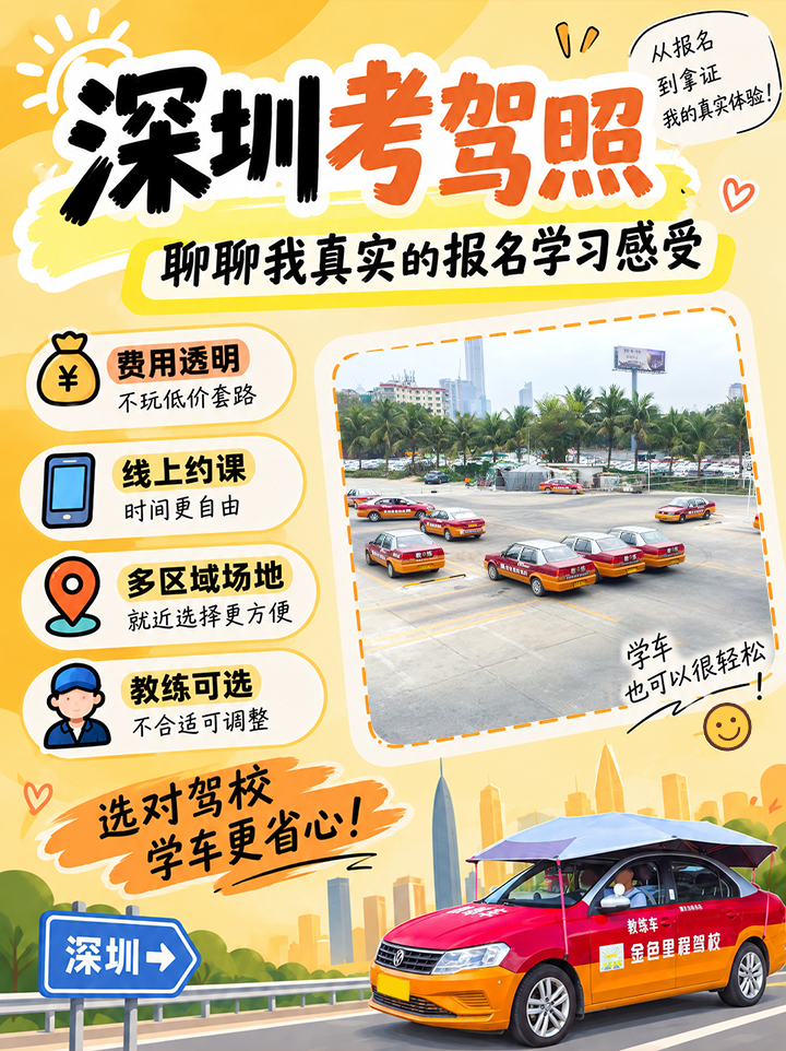 真实学员学车体验|用心做好每一处学车服务